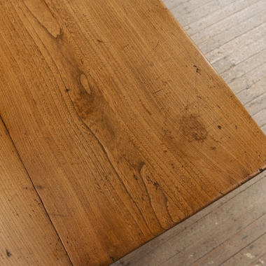 French, 19th Century, Elm, Farmhouse table