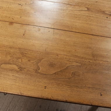 French, 19th Century, Elm, Farmhouse table