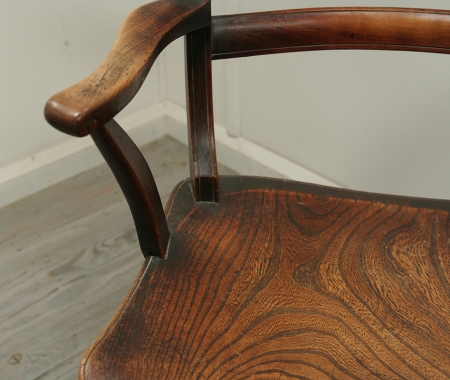 French Provincial Elm Armchair