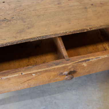 French, Rustic, Faux Grained, Side Table