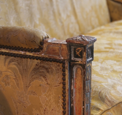 Louis 16 Style Gilt settee