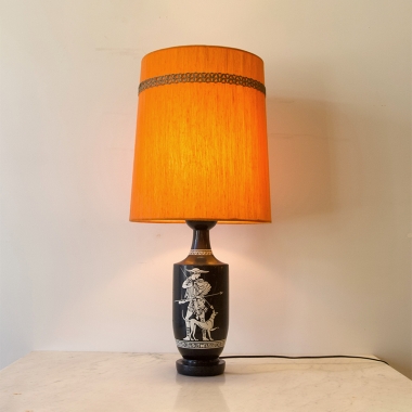Mid Century Grecian Style Lamp