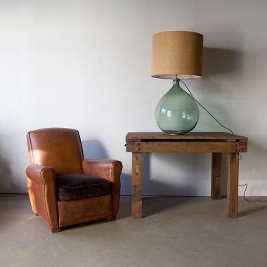Pair Of French 1930's Leather Club Chairs