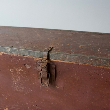 Long Painted Baltic Pine Chest
