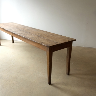 Extraordinary Long French 19th Century Farmhouse Table