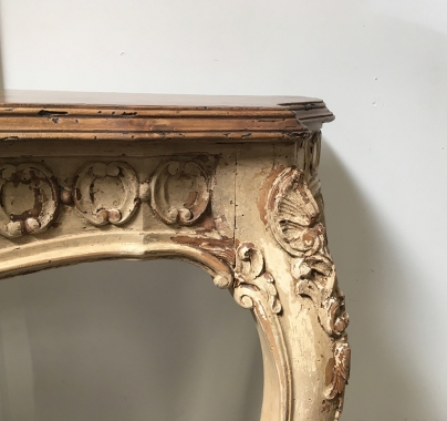 Louis 15 style painted console