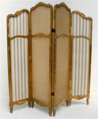 French 19th Century Louis 15th Style Screen 