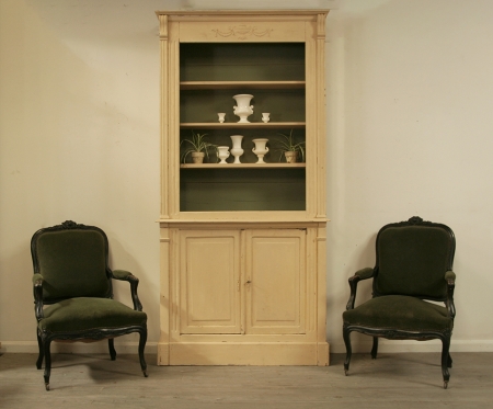 Louis 16 Style Painted Bookcase