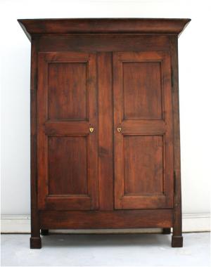French Louis Philippe Pine Armoire