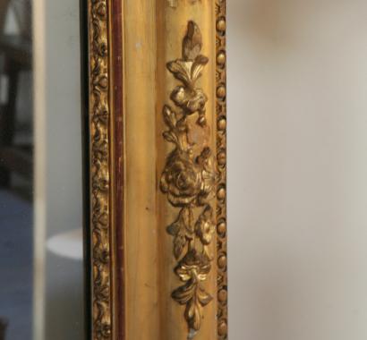  A Large Louis Philippe Period Giltwood Pier Mirror 