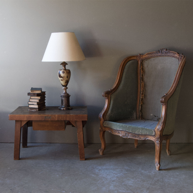 English, Industrial Side Table 