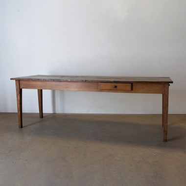 French, Oak + Chestnut Farmhouse Table