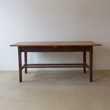 French, Stretcher Base, Farmhouse Table
