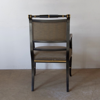 Pair Of Late 20th Century, Neoclassical Fauteuils