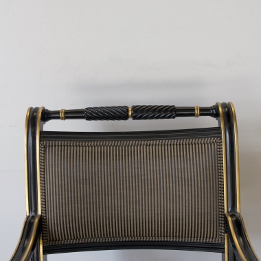 Pair Of Late 20th Century, Neoclassical Fauteuils