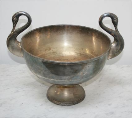 French Swan Champagne Bucket