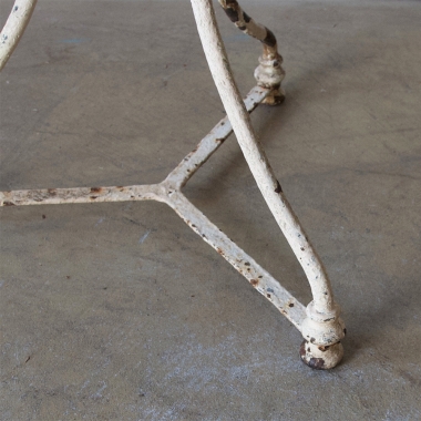 French Bistrot Table With Terrazzo Top 