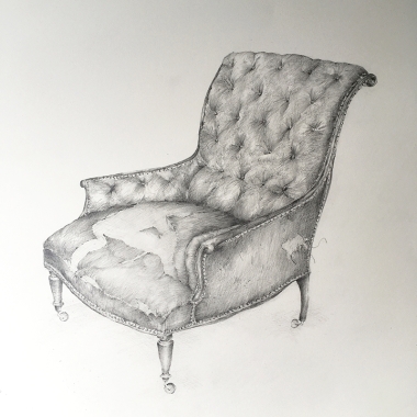 Vanitas Series - French 19th Century Napoleon III Armchair