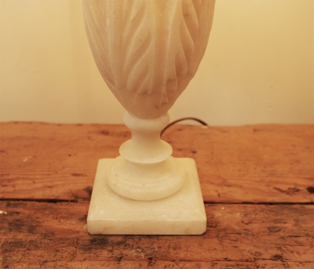 French Vintage Alabaster Lamp