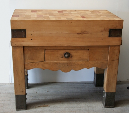 French Beech Butcher's Block