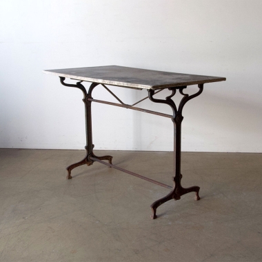 French Belle Époque Bistrot Table 