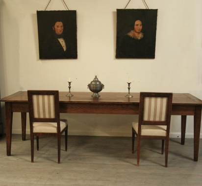 Chestnut And Oak French Farmhouse Table