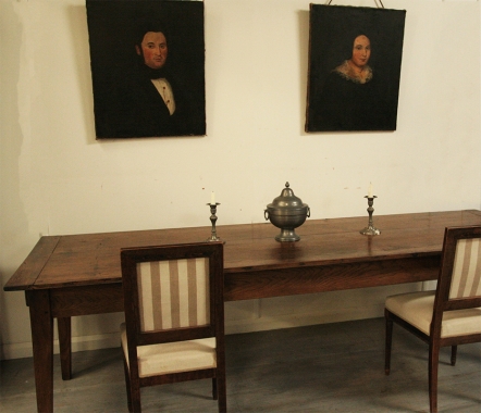 Chestnut And Oak French Farmhouse Table