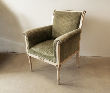 Pair Of Italian Empire Fauteuils
