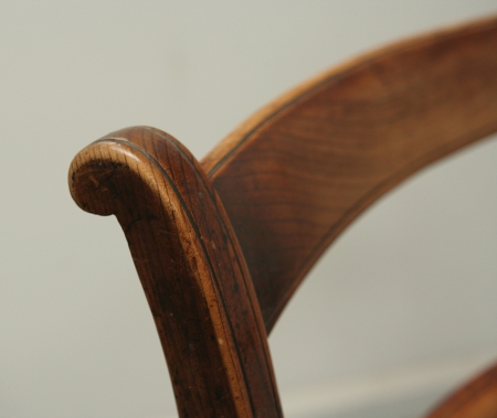French Provincial Elm Armchair