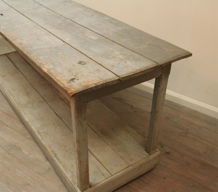 French 19th Century Painted Draper's Table