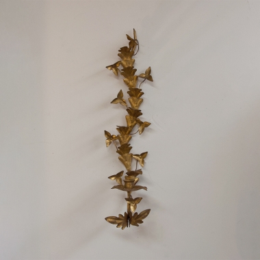 Pair Of 1950's Italian Tole Candle Sconces