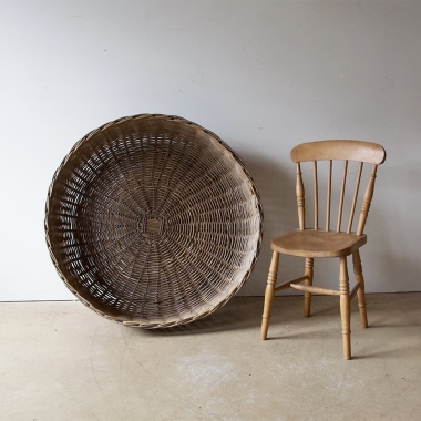 Large French Wine Harvest Basket