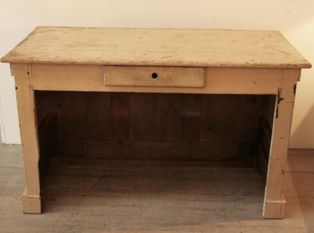 French Late 19th Century Painted Counter Or Desk