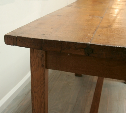 Long French Oak Rustic Dining Table