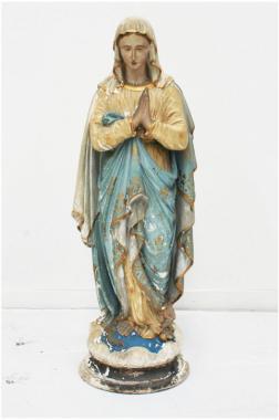 French madonna figurine