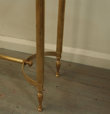 Maison Jansen Style Brass Console Table