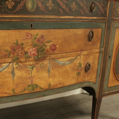 Neoclassical Painted Sideboard