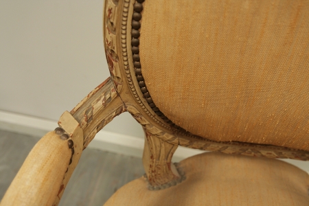Pair Of Louis 16 Style Fauteuils