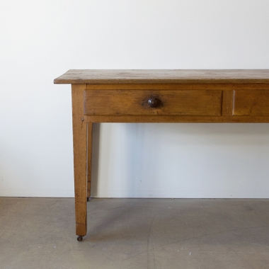 Late 19th Century English Pine Side Table