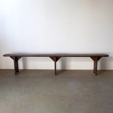 French, 19th Century, Wooden Bench