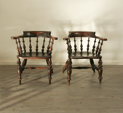 English Smoker's or Captain's chairs