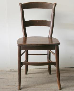 Set of Four French Rustic Chairs