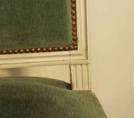 Set Of 8 French Louis 16 Style Dining Chairs